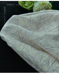 原创设计禅意袍子面料高端定制盐缩工艺文艺风连衣裙布料岁月歌者