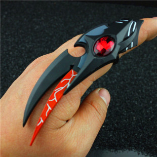 风暴英雄周边模型 阿拉纳克手指套合金武器戒指模型 守望先锋武器