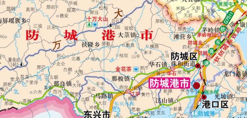 廣西地圖 南寧城區地圖 百色 防城港市 廣西交通旅遊 行政 1