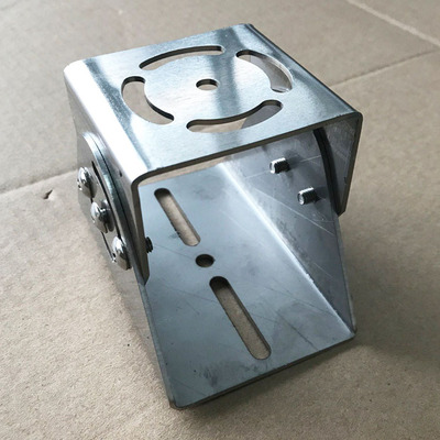 大号不锈钢万向节鸭嘴万向支架高速公路摄像机护罩安装万向节支架