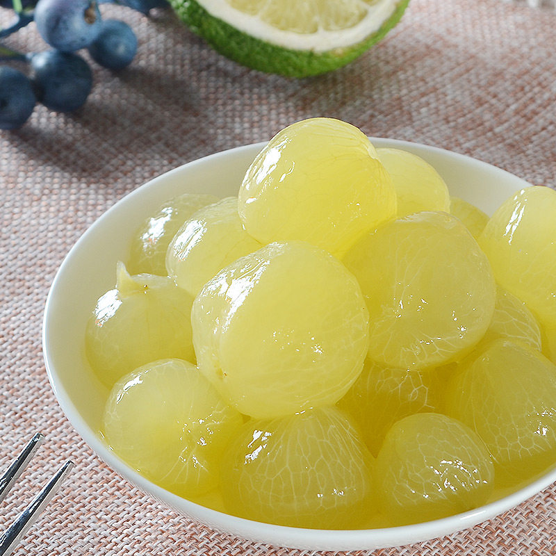 蒙水水果葡萄罐头388gx4瓶无色素无毒环保玻璃瓶9味自由搭配