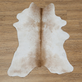 北欧风整张大牛皮仿真动物毛皮地毯玄关客厅卧室软装毛皮垫