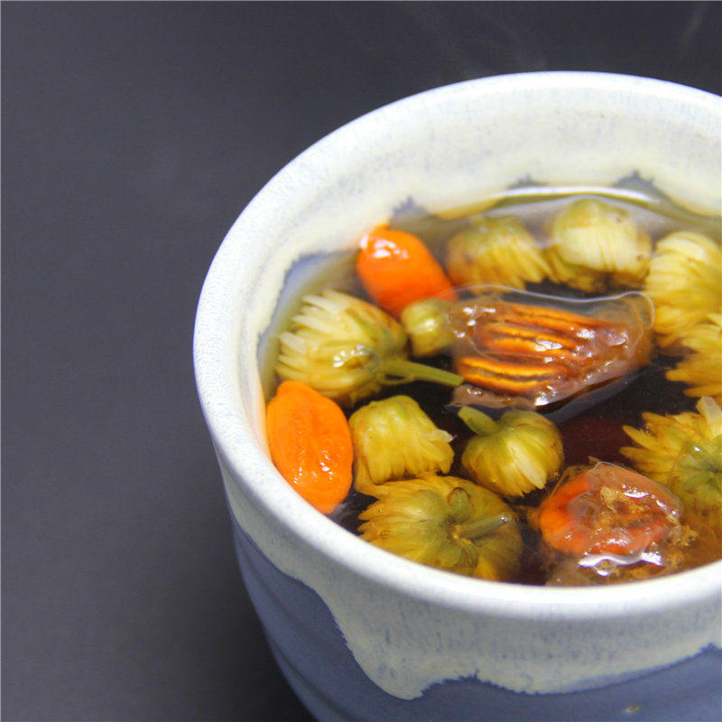 汤家 罗汉果菊花枸杞茶 自家私房手工配春季干燥适宜喝