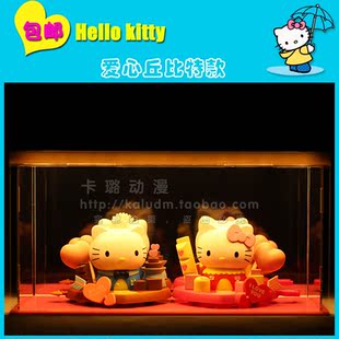 包邮40周年hellokitty凯王子公主骑马心形箭情侣手办摆件公仔礼物