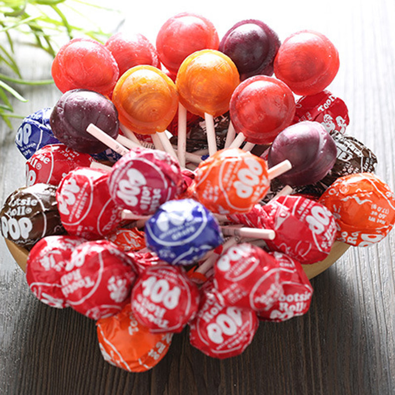 包邮美国微博同款推荐tootsie roll同笑乐牛奶可可什锦香草牛奶
