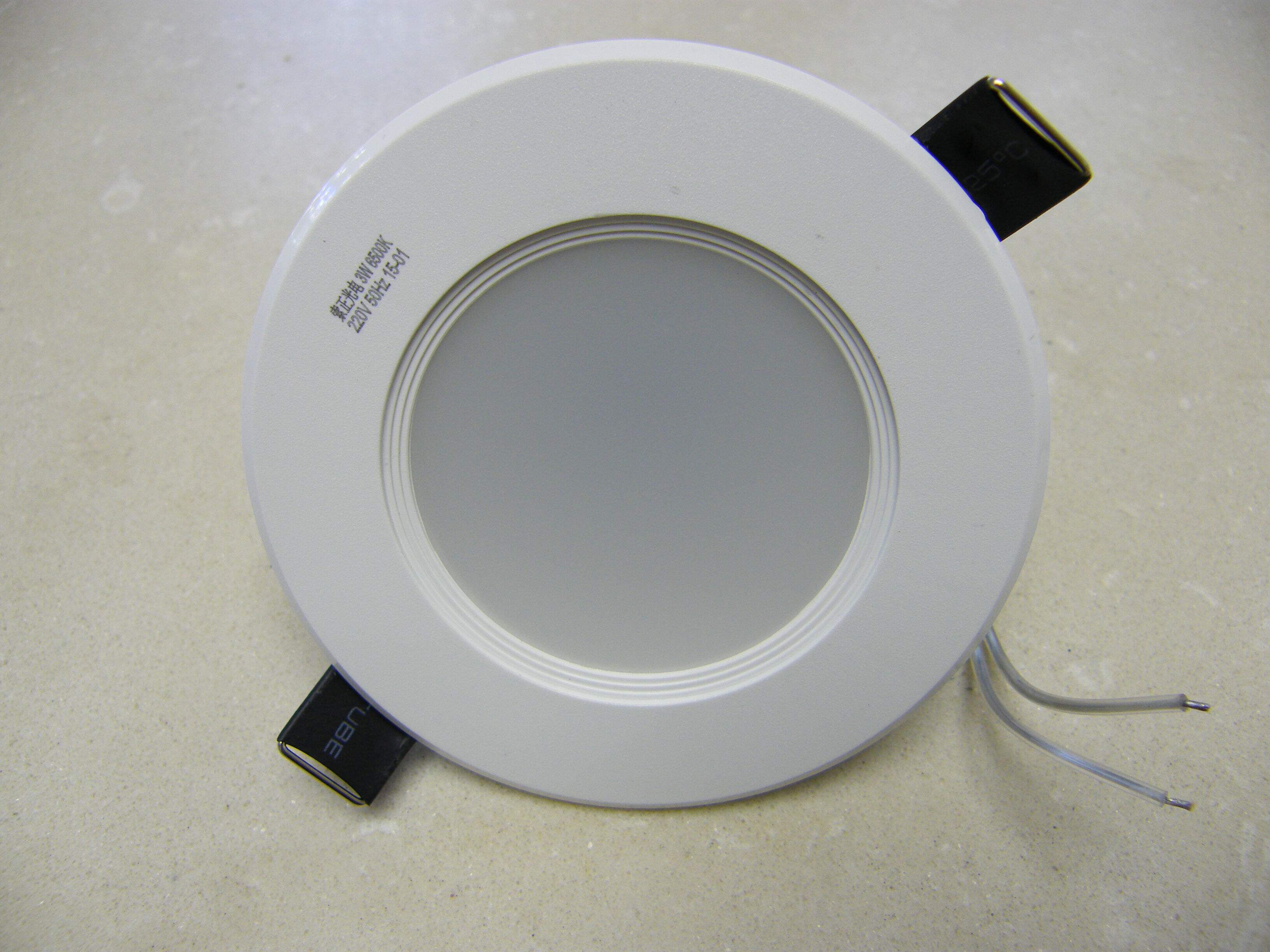 方大索正led筒灯 照明3w开孔7/7.5/8公分嵌入式天花灯孔灯洞灯