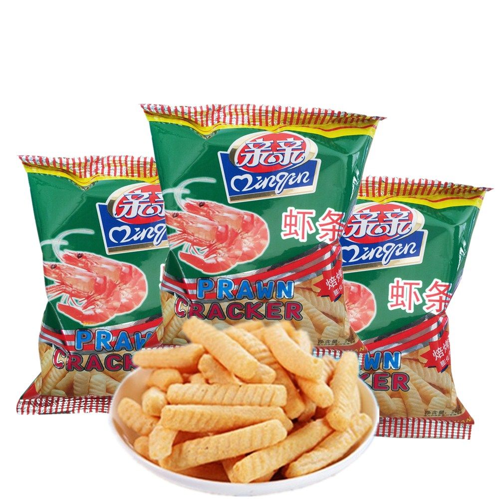 80后怀旧 儿时记忆休闲小零食亲亲虾条 香脆可口22g/袋多规格包邮