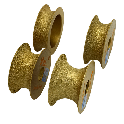 磨仙钎焊金刚石角磨机用石材磨轮半圆磨边轮玻璃陶瓷云石磨片包邮