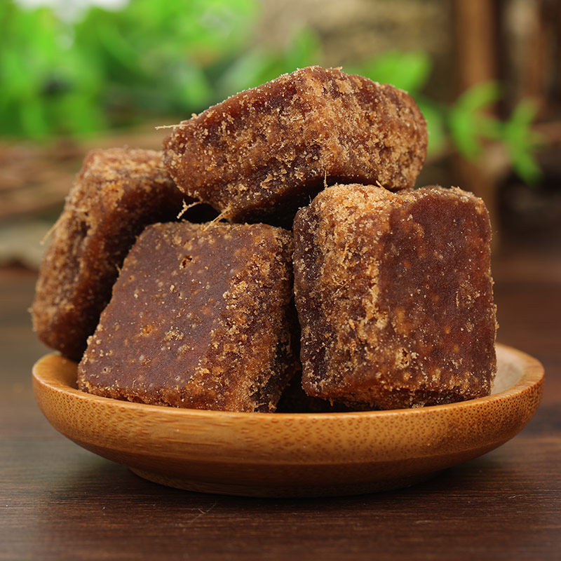 广西正宗土红糖 农家纯手工老红糖块 甘蔗糖280g