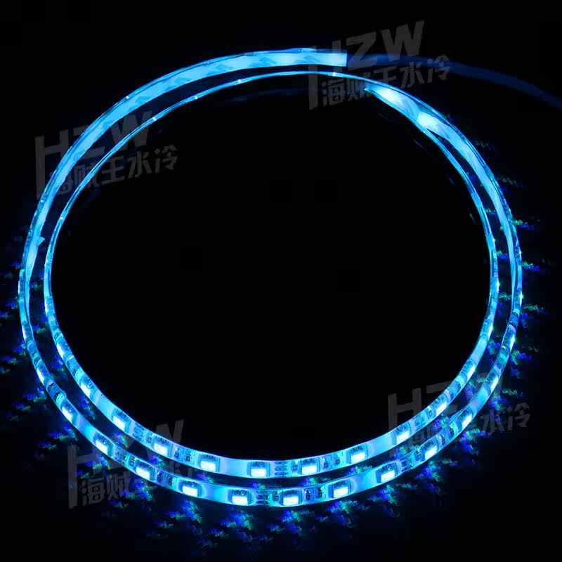 优质机箱灯条led呼吸灯带 电脑主机灯光灯管12v遥控七彩变色