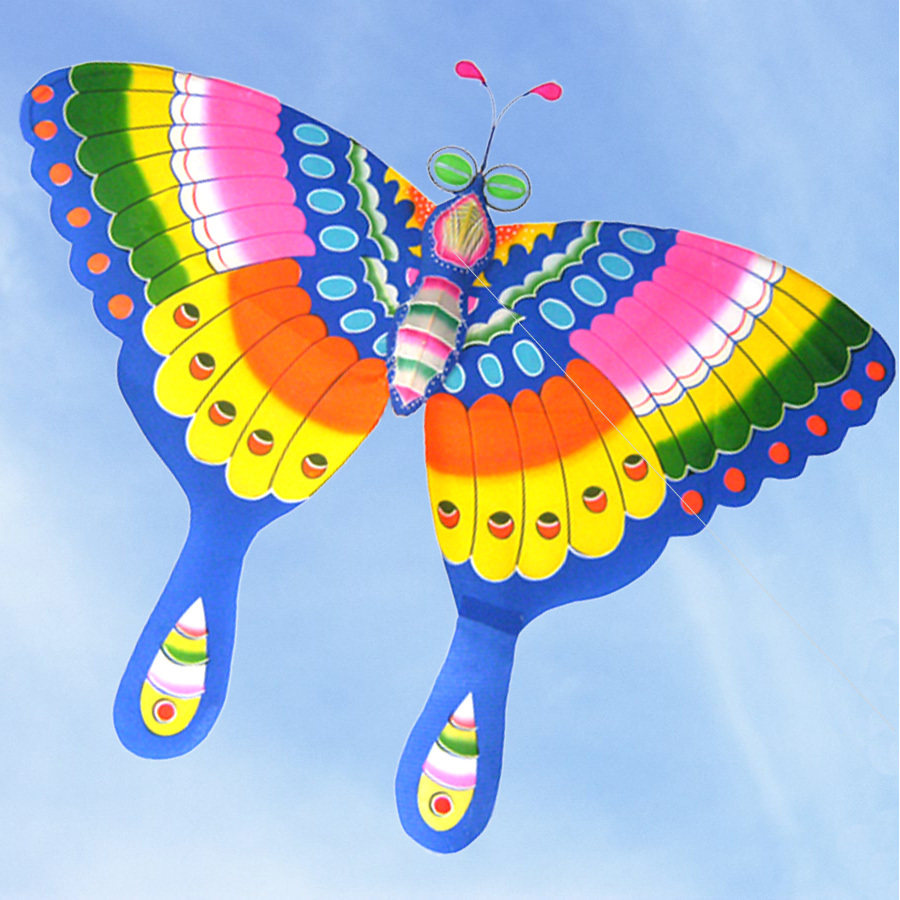 商城舞蹈风筝 儿童表演节目用 舞台蝴蝶道具 仿丝中蝴蝶