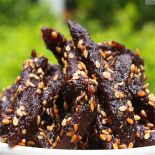 牛肉干 包邮 牛肉干500g麻辣味五香味 四川眉山仁寿汪洋特产干巴牛肉