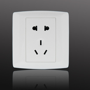 电源插座 正品 美驭圆形 罗格朗 特价二三眼插座 五孔插座 86型电源