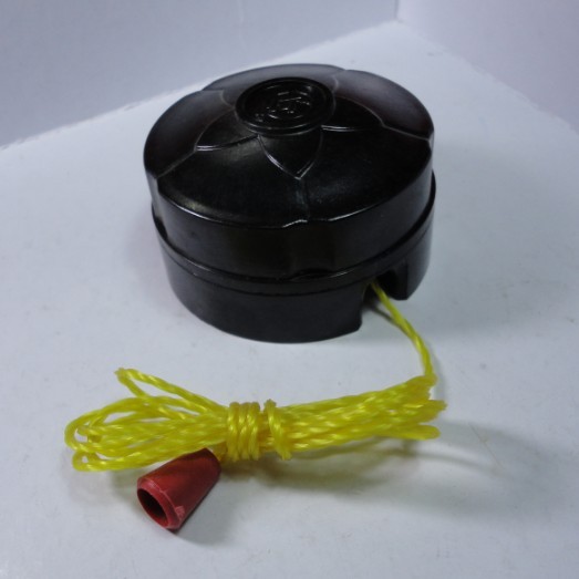 家用旧式胶木白色单控带拉线电灯开关明装老式手拉墙壁拉盒圆开关