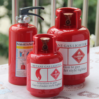 创意个性礼品大号仿真煤气罐储蓄罐趣味生日礼品灭火器存钱罐包邮