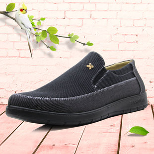 龙雨轩春秋季老北京正品男士鞋商务休闲运动鞋中老年人防滑爸爸鞋