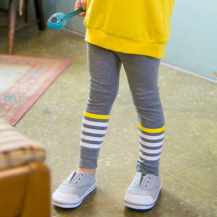小童 韩版棉质儿童打底裤 中小童长裤打底裤 女宝宝裤子