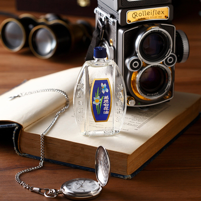 台湾原装进口万应白花油正品10ml代购清凉油止痒白色风油精百花油