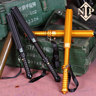 强光 户外安保专用巡逻防身防暴包邮 nip个性狼牙棒led充电强光手电筒