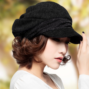 八角帽鸭舌画家帽 2015新帽子女冬天韩版潮秋冬优雅显瘦保暖贝雷帽