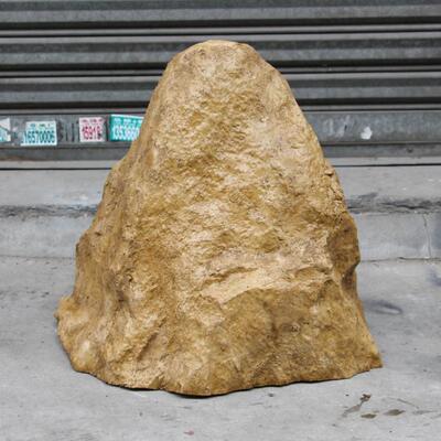 树脂玻璃钢仿真石头 假石头 园林造型装饰道具 45cm石头工程道具