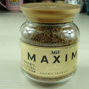 日本maxim agf 马克西姆麦氏典藏焙煎香浓速溶咖啡 80g