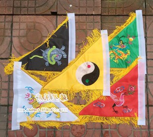 天地五方旗,道五方旗,先天五方旗_大山谷图库