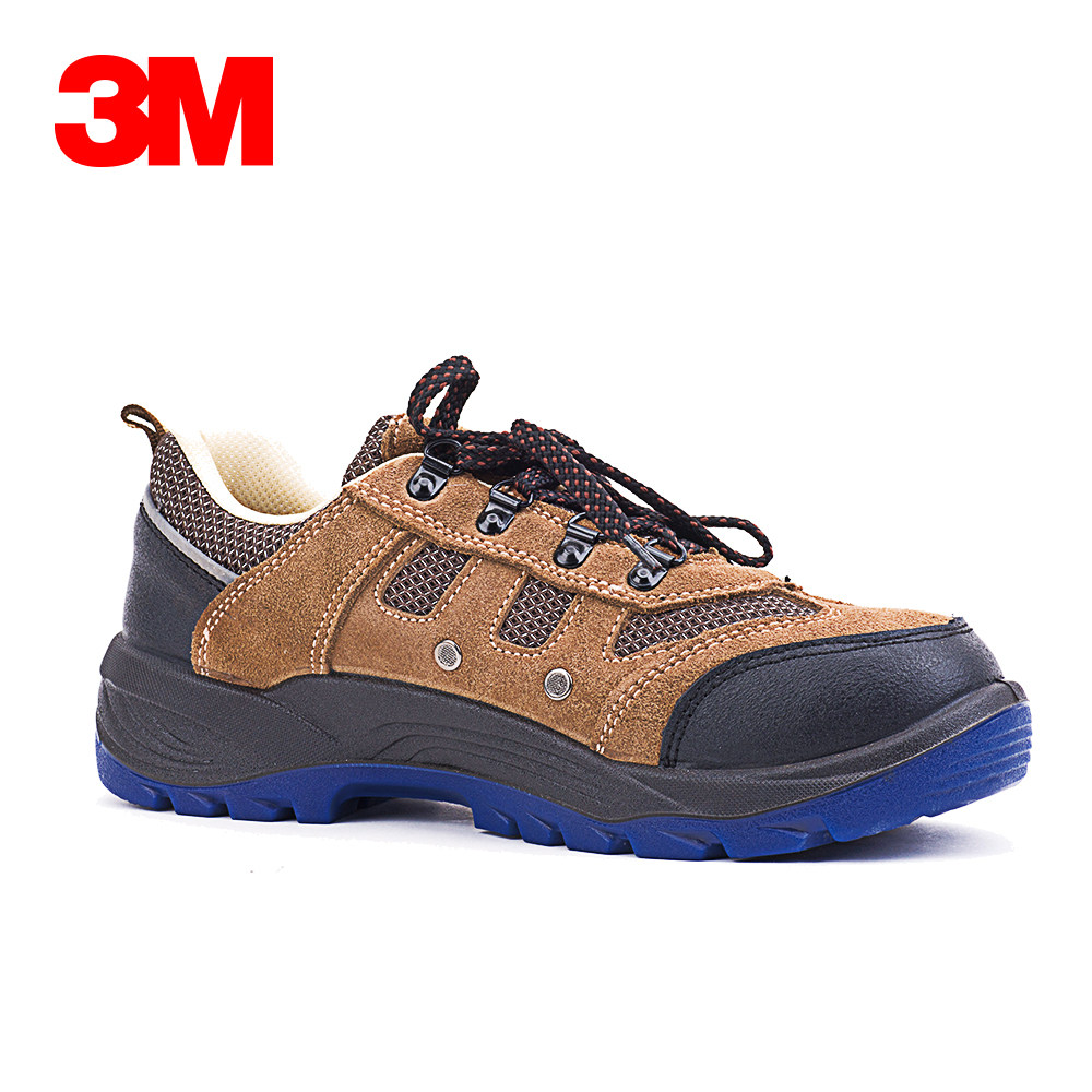 3m4022舒适型安全鞋劳保鞋男透气防砸非金属防静电鞋防刺穿防滑