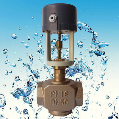 va3100 3200空调电动二通阀 比例积分流量电动调节阀dn32 dn40 50