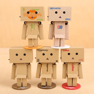 擺件 包郵 danbo紙箱人阿楞發光擺件紙盒人卡通玩具玩偶禮物 danboard