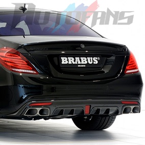 benz奔馳w222 s63/s65 amg專用德國原廠brabus巴博斯碳纖維後唇