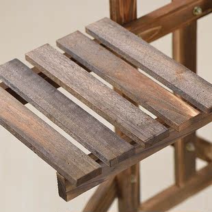 多层实木简约小花架 客厅阳台卧室多肉绿萝装饰置物架花盆木架子