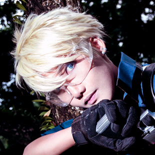 青春x机关枪 松冈正宗 cos假发 cosplay假发 顶心侧分