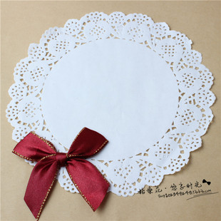 油纸 花底纸 格油纸烘焙用纸吸油纸花垫纸蛋糕纸圆形花边纸通花纸 花