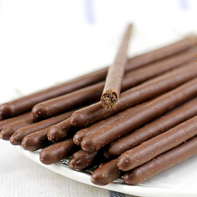 韩国进口零食 乐天白巧克力棒/扁桃仁巧克力棒 多种口味可选