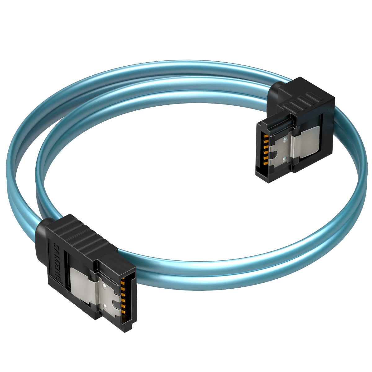 山泽 高速sata3.0双通道硬盘数据线固态机械ssd光驱串口线0.5/1米