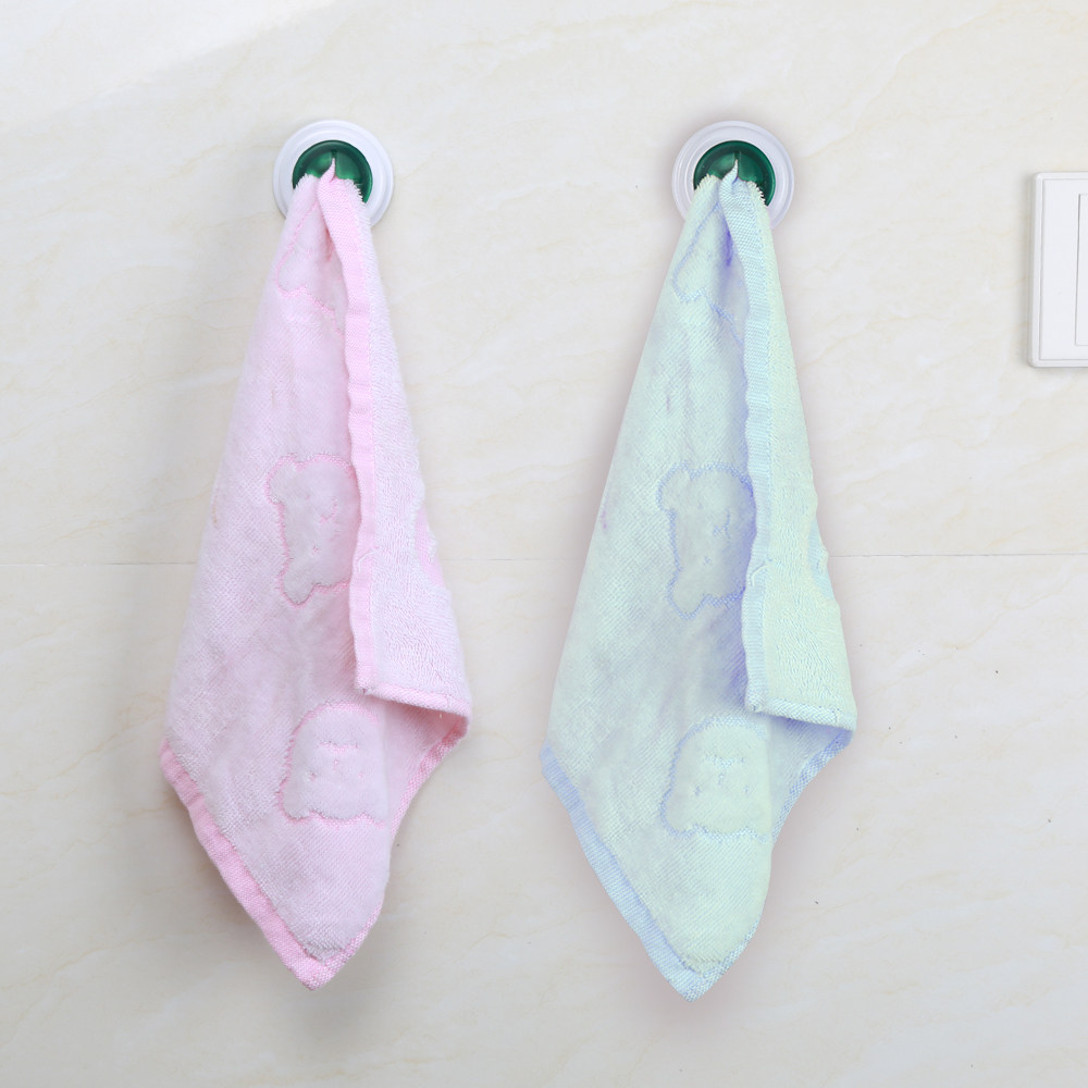 创意毛巾挂钩 毛巾架厨房抹布夹浴室收纳夹 2个装抹布夹子毛巾夹