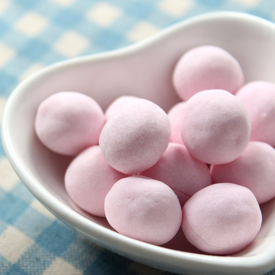 日本糖果 嘉娜宝口香糖/kracie 玫瑰糖/香体糖果32g 进口休闲零食