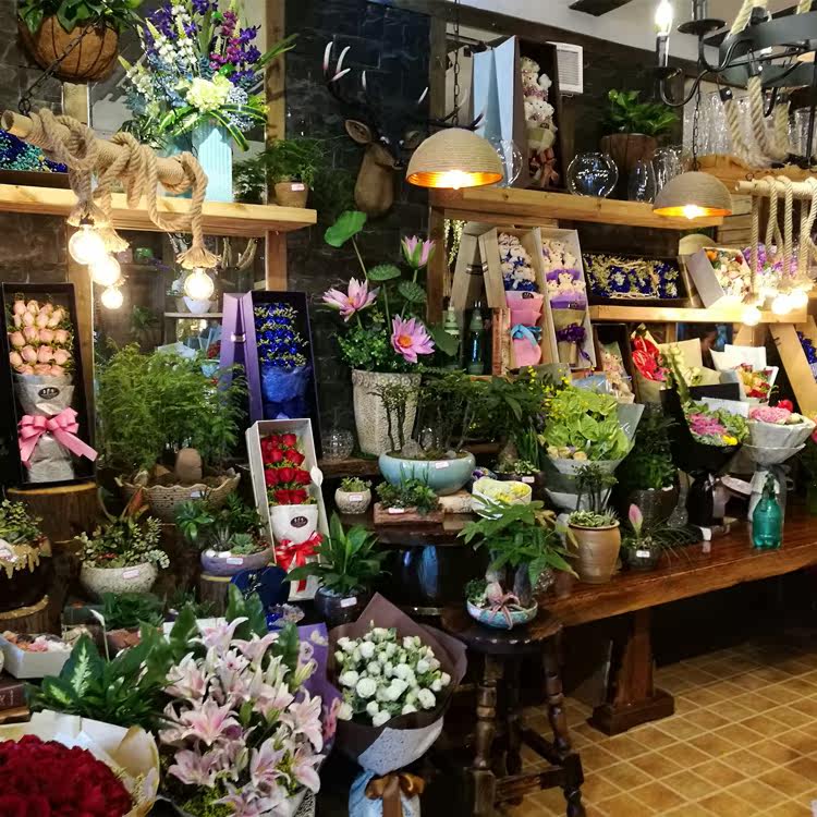 桂林鲜花速递开业花篮乔迁之喜花篮临桂鲜花店祝福玫瑰百合