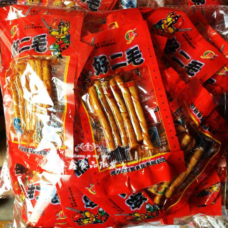 好二毛辣条 经典麻辣零食19克*39小袋 好吃实惠包邮
