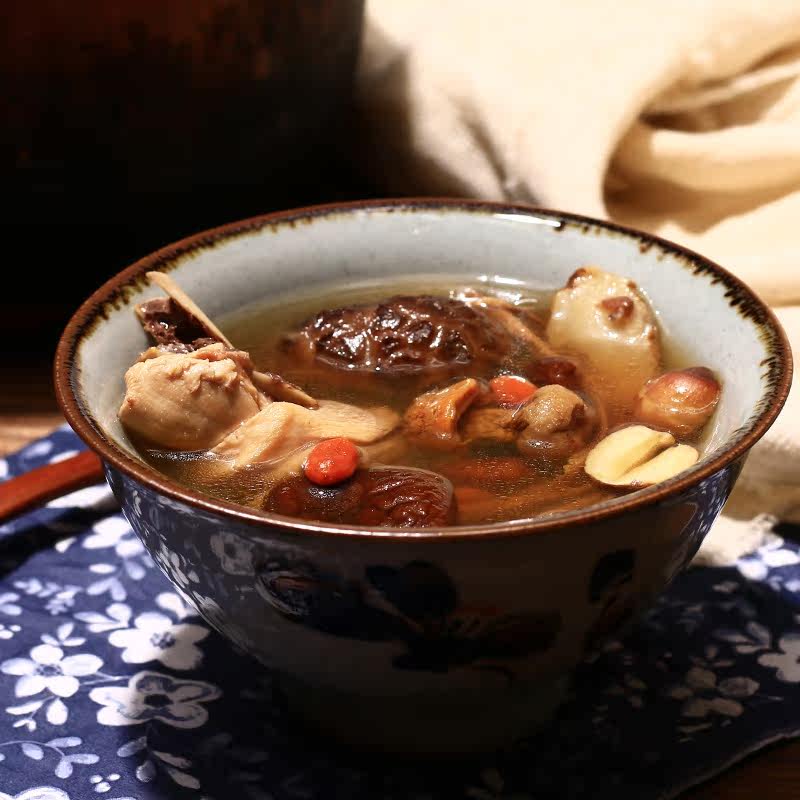姬松茸茶树菇杂菌汤 强身健体食补保健养生煲汤材料炖品 滋补药膳