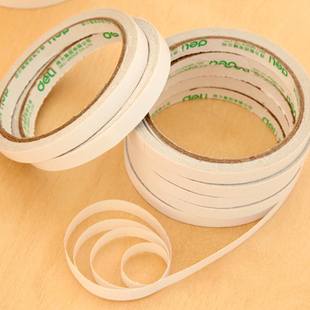 办公用品 高粘强力超薄12mm*12m双面胶带文具学生diy包装用品批发