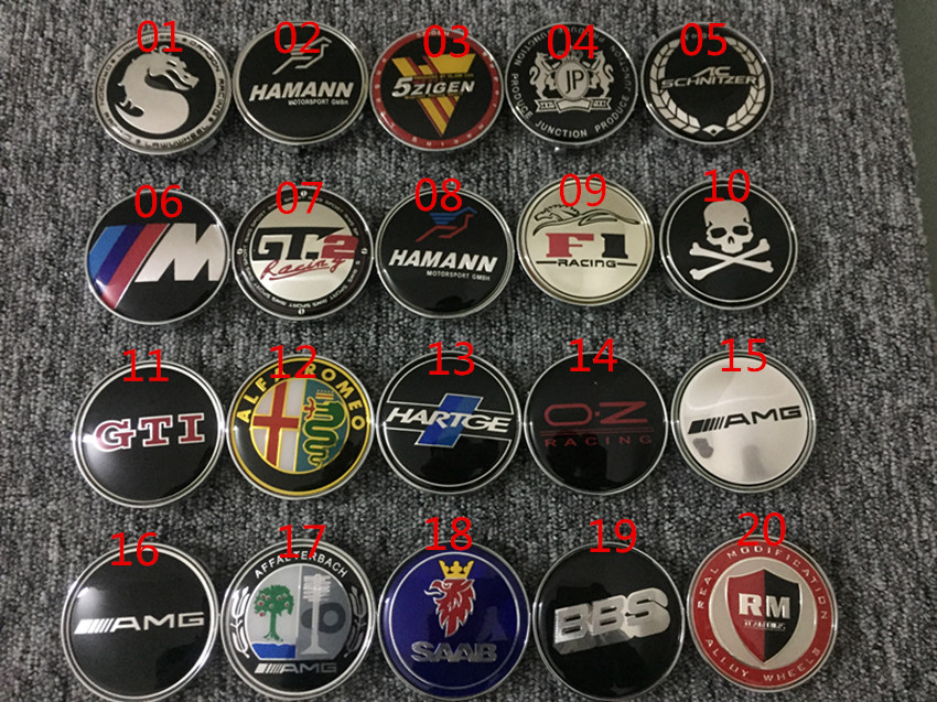 60mm 美国hre logo轮毂中心轮毂车缘防尘徽章标志盖6厘米