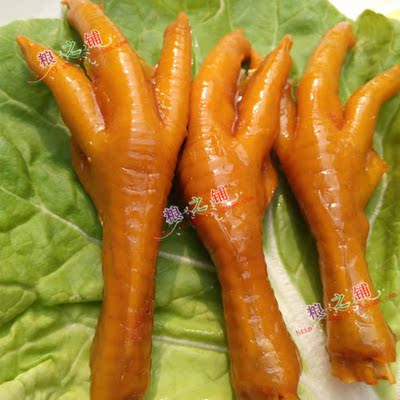 杜家庄盐焗鸡爪子 广东零食特价 酱香卤味凤爪500g独立新鲜小包装
