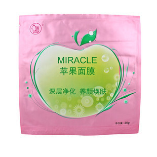 国货 特价正品护肤 深层净化美白补水淡化色斑 迷奇苹果面膜贴1片