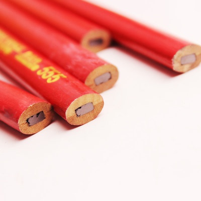 正宗上海长城牌555木工铅笔 工程铅笔 木工笔 宽扁铅笔 木工专用