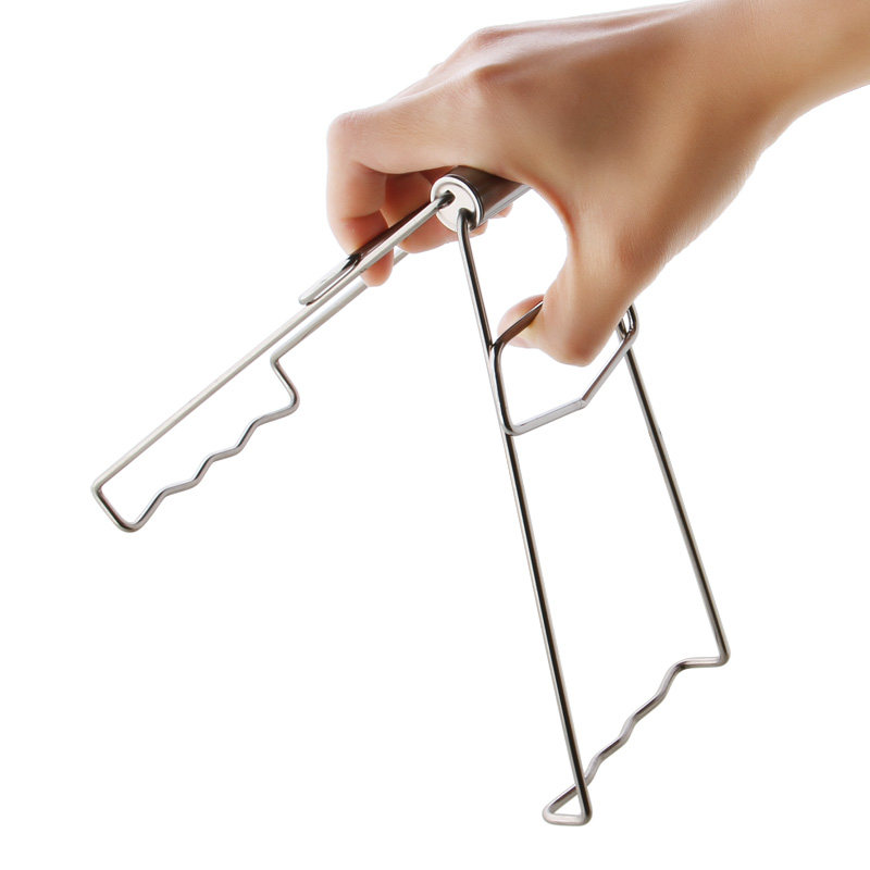 合兴利盘夹不锈钢蒸锅夹盘器取物夹子有边碗盘子夹防烫夹盆器碗夹