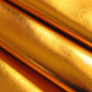 浣溪纱 金布银布包树 包柱子外墙装饰布料 背景布置面料