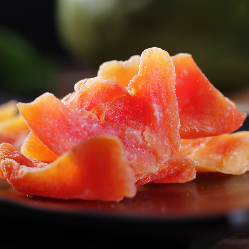 木瓜干云南红心木瓜片水果干自制晒干200g包邮买2送一特产零食