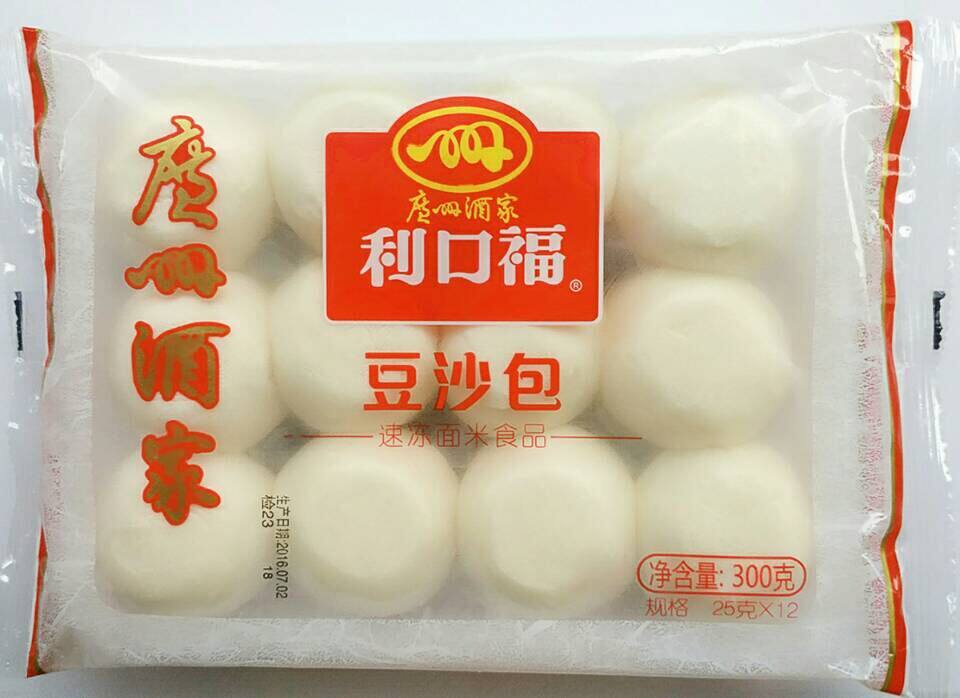 广州酒家利口福 豆沙包/12个装